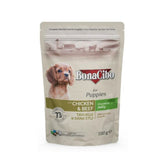 Bonacibo Puppy Chicken & Beef - Chunks in Jelly 100 g Pouch - Confiance Co